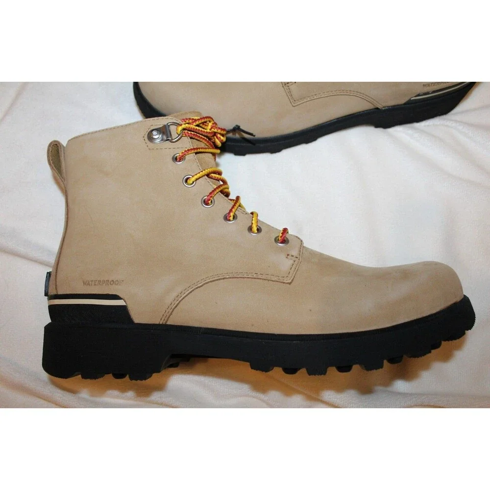 NIB Men's Sorel Leather Boots‎ Waterproof Rain Work Hiking Boots